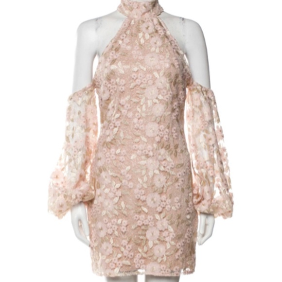 Revolve Mini Dress Pink  x Michael Costello - NEW w/ Tag - Picture 3 of 8